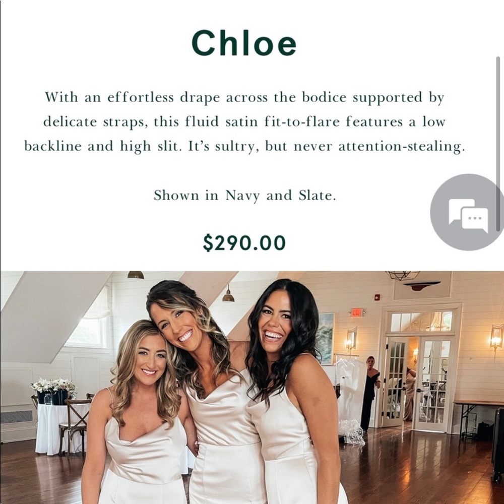 AmSale Chloe Bridesmaid dress - Picture 2 of 3